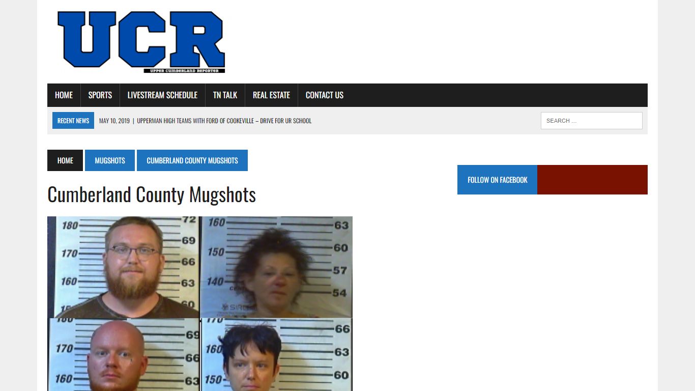 Cumberland County Mugshots | Upper Cumberland Reporter